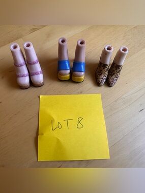 BRATZ Doll Shoes 3 Pairs Heels Sandals - Accessory Lot 8